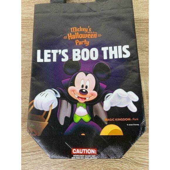 Disney Parks Candy Bag Mickeys Halloween Party Treat Unisex Kids Graphic‎ 50th - Picture 5 of 10